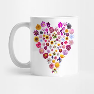 Heart full of Flowers Mothers Day Gift Mug